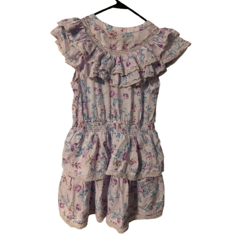 LoveShackFancy x Target Lou Double Ruffle Lavender Dress M - Picture 3 of 6